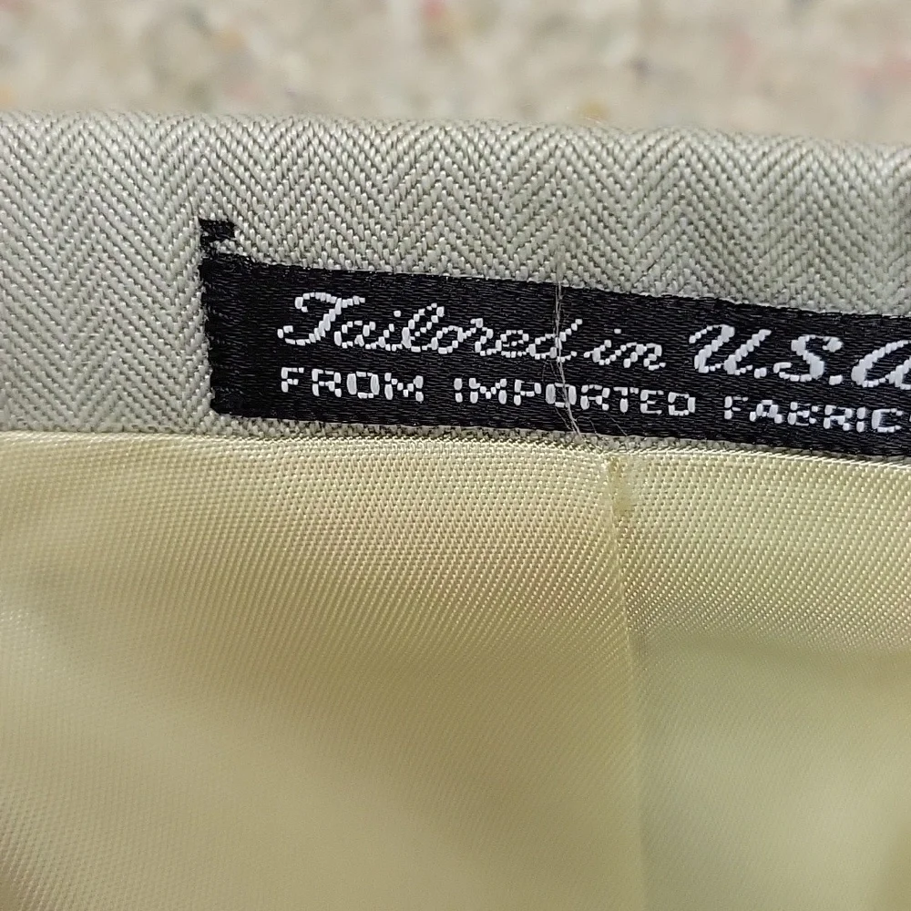 Classic Gray Double-Breasted Cellini Men's Blazer Sz 42L. New Office Business
